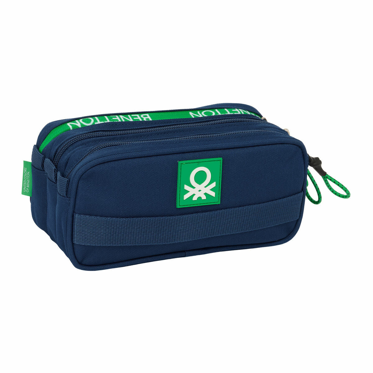 Geantă Universală Benetton Green Bleumarin 21,5 x 10 x 8 cm - Birou și papetărie, Material școlar și educațional