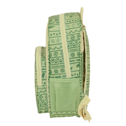 Ghiozdan Mufasa Verde Bej 27 x 33 x 10 cm - Birou și papetărie, Material școlar și educațional