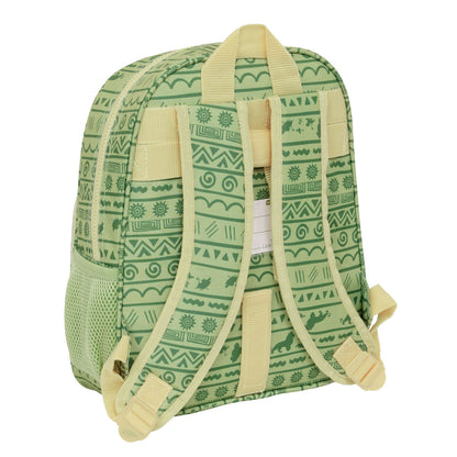 Ghiozdan Mufasa Verde Bej 27 x 33 x 10 cm - Birou și papetărie, Material școlar și educațional