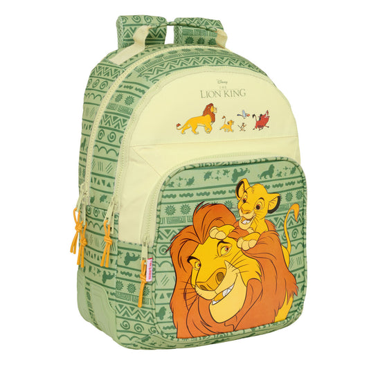 Ghiozdan Mufasa Verde Bej 32 x 42 x 15 cm - Birou și papetărie, Material școlar și educațional