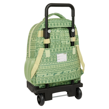 Ghiozdan cu Roți Mufasa Verde Bej 33 x 45 x 22 cm - Birou și papetărie, Material școlar și educațional
