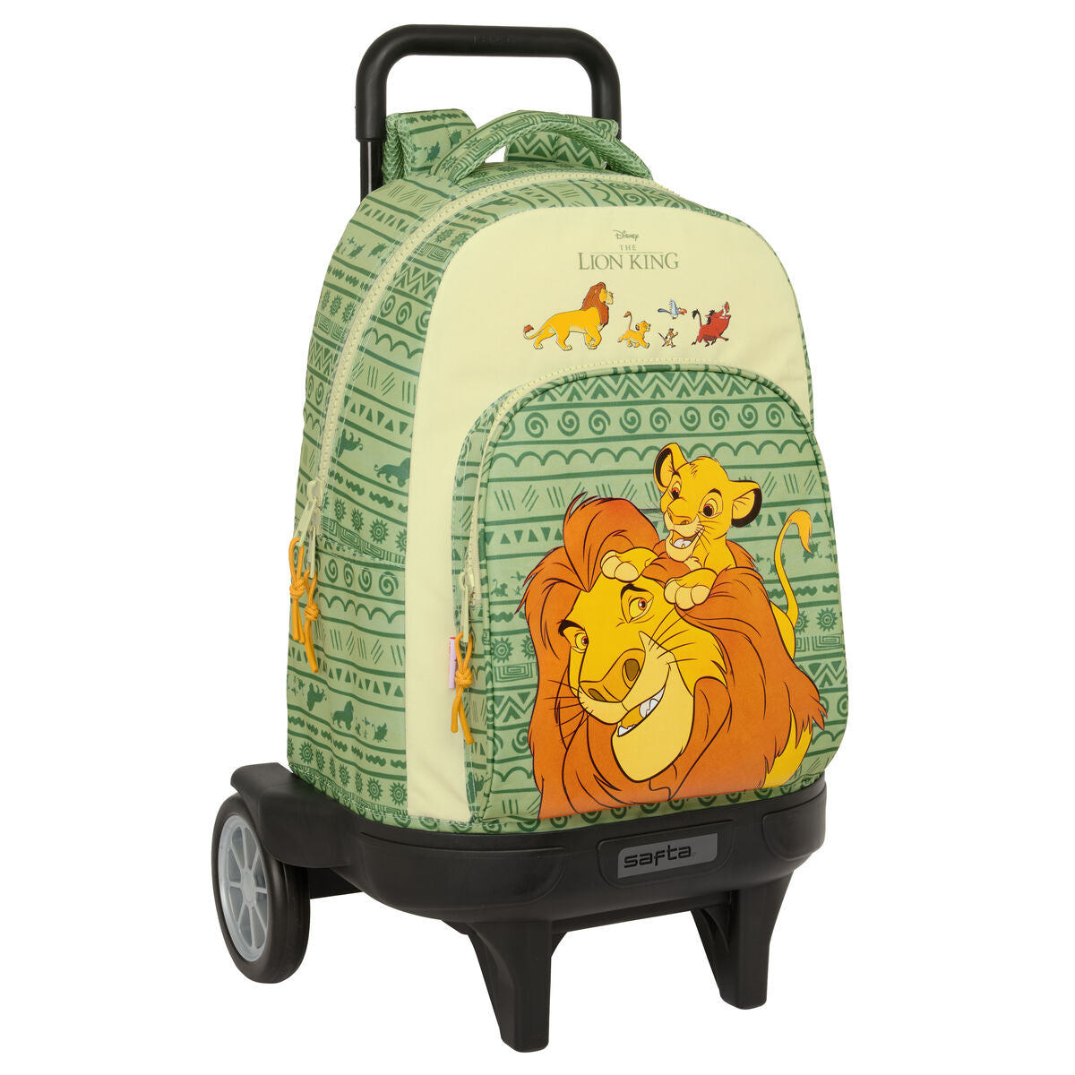 Ghiozdan cu Roți Mufasa Verde Bej 33 x 45 x 22 cm - Birou și papetărie, Material școlar și educațional