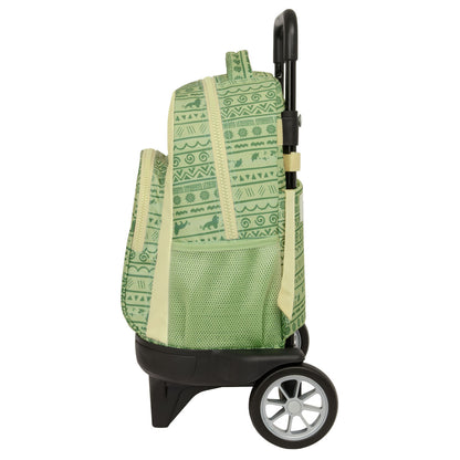 Ghiozdan cu Roți Mufasa Verde Bej 33 x 45 x 22 cm - Birou și papetărie, Material școlar și educațional
