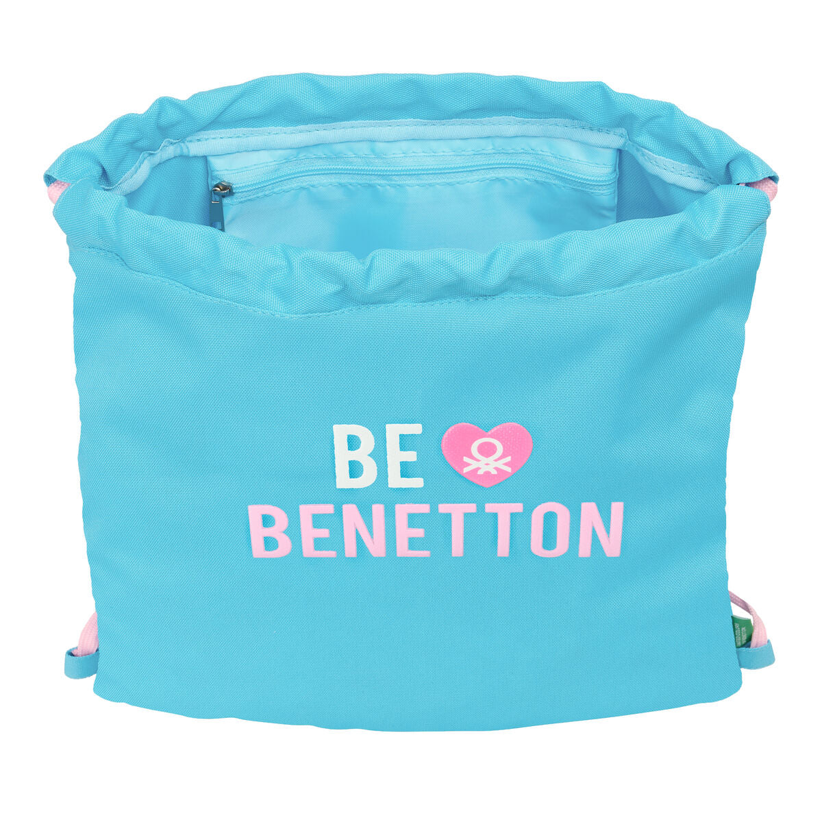Geantă Rucsac cu Bretele Benetton Unique Roz Turquoise 35 x 40 x 1 cm - Birou și papetărie, Material școlar și educațional