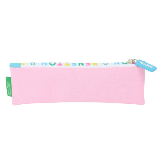 Geantă Universală Benetton Unique Roz Turquoise 20 x 6 x 1 cm - Birou și papetărie, Material școlar și educațional