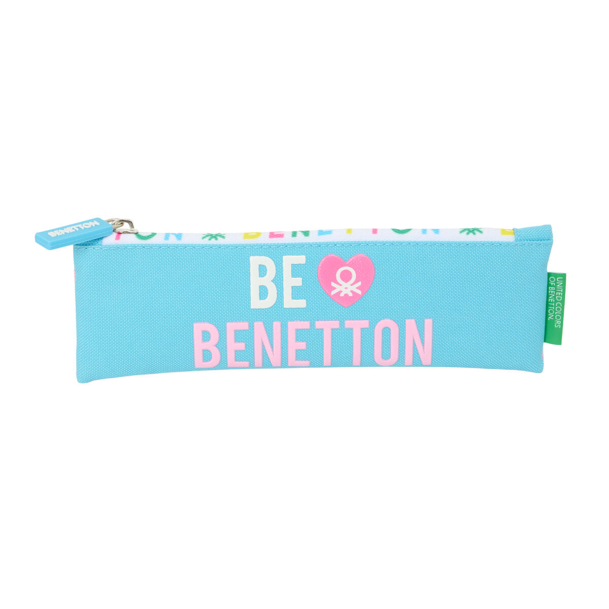 Geantă Universală Benetton Unique Roz Turquoise 20 x 6 x 1 cm - Birou și papetărie, Material școlar și educațional