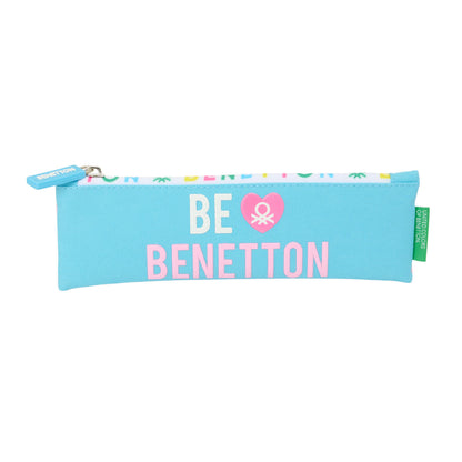 Geantă Universală Benetton Unique Roz Turquoise 20 x 6 x 1 cm - Birou și papetărie, Material școlar și educațional