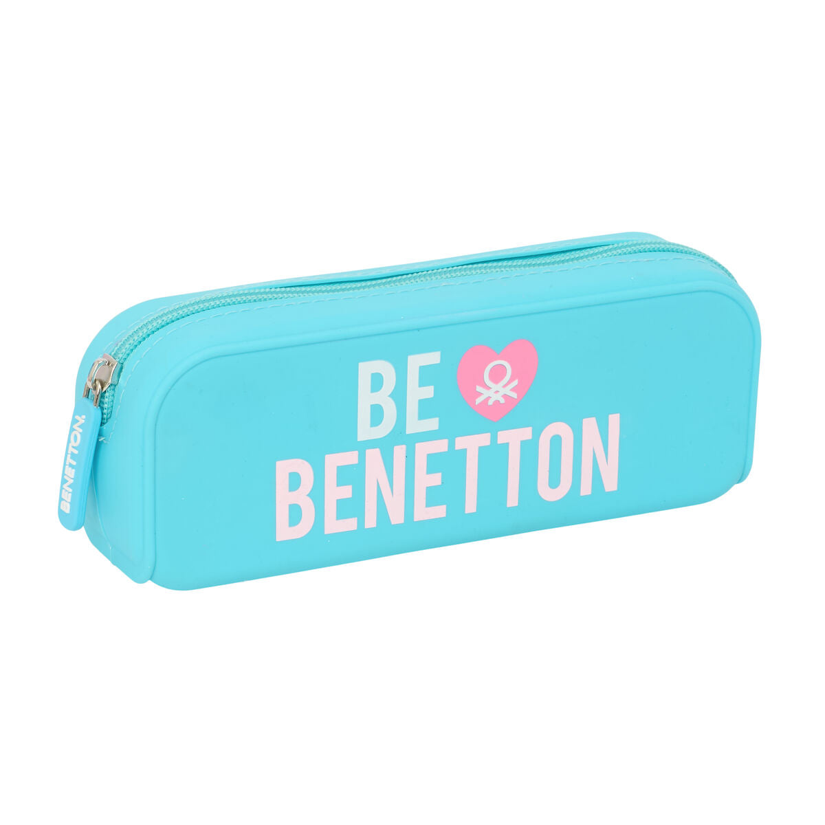 Geantă Universală Benetton Unique Roz Turquoise 18.5 x 7.5 x 5.5 cm - Birou și papetărie, Material școlar și educațional