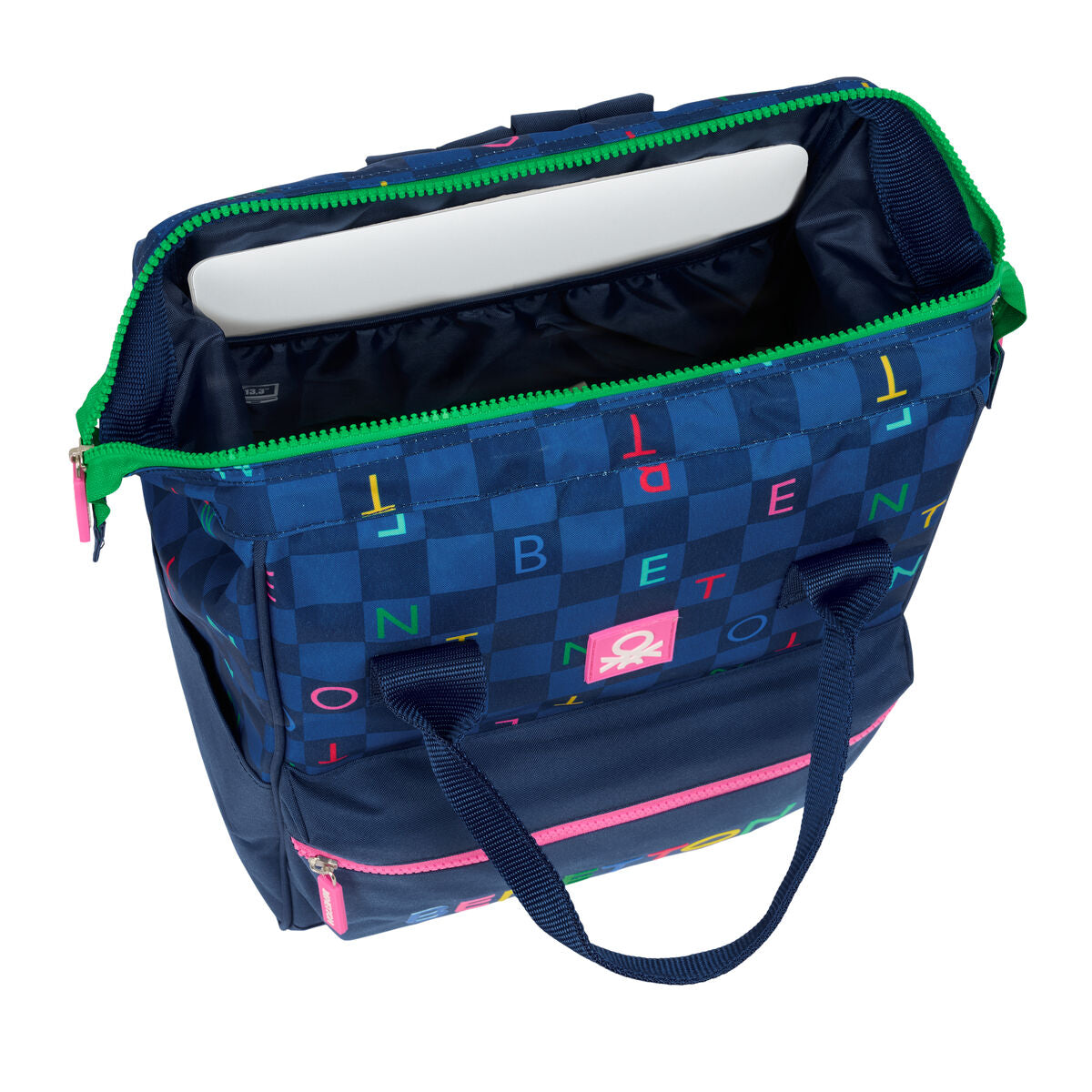 Ghiozdan Benetton benetton Bleumarin 27 x 40 x 19 cm - Birou și papetărie, Material școlar și educațional
