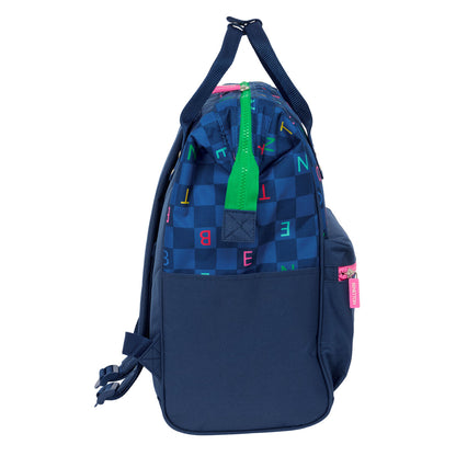 Ghiozdan Benetton benetton Bleumarin 27 x 40 x 19 cm - Birou și papetărie, Material școlar și educațional