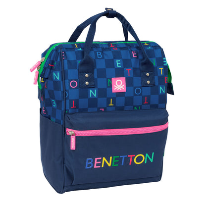 Ghiozdan Benetton benetton Bleumarin 27 x 40 x 19 cm - Birou și papetărie, Material școlar și educațional