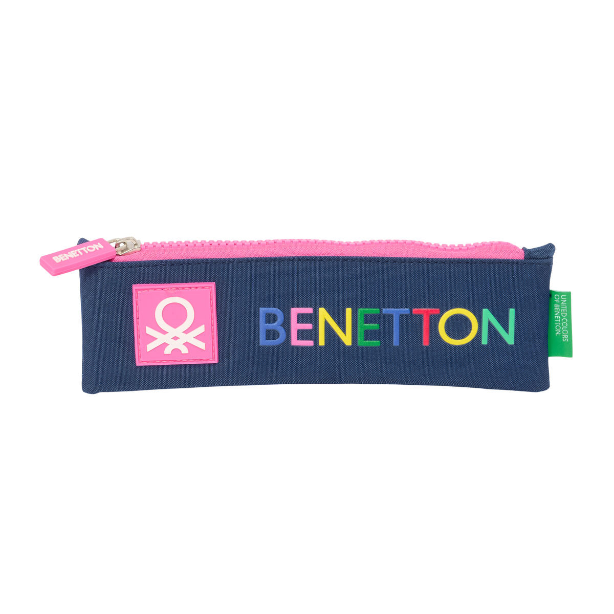 Geantă Universală Benetton Damero Bleumarin 20 x 6 x 1 cm - Birou și papetărie, Material școlar și educațional