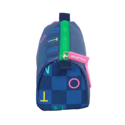 Geantă Universală Benetton Damero Bleumarin 21 x 8 x 7 cm - Birou și papetărie, Material școlar și educațional