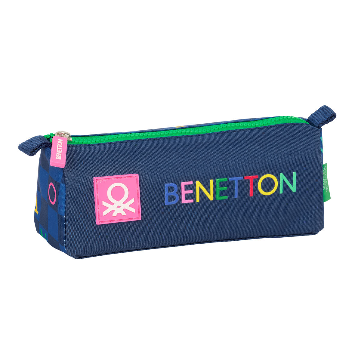Geantă Universală Benetton Damero Bleumarin 21 x 8 x 7 cm - Birou și papetărie, Material școlar și educațional