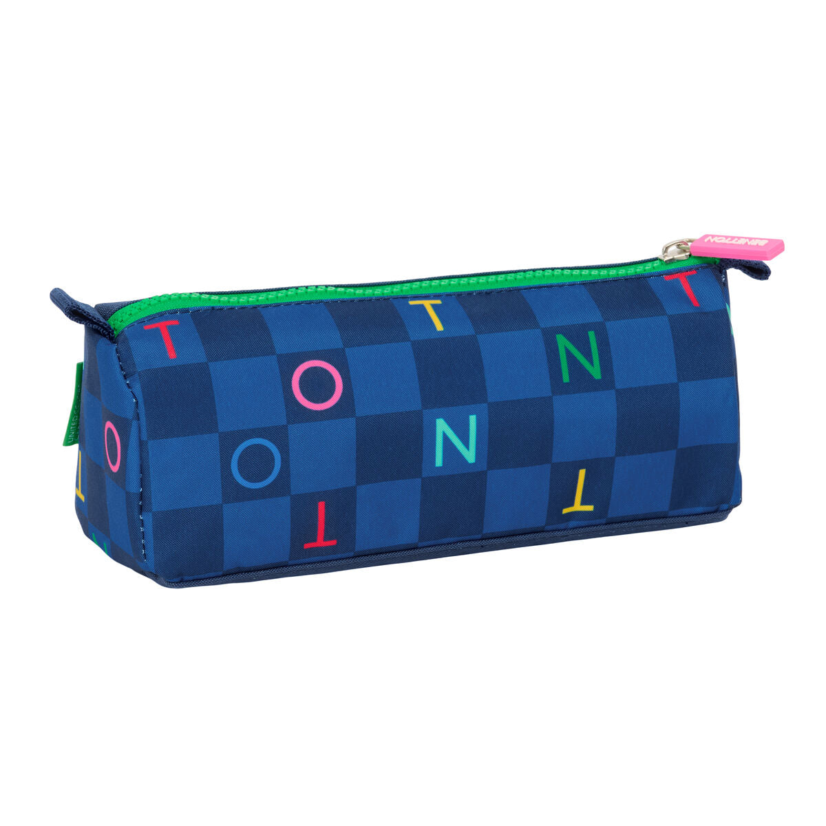 Geantă Universală Benetton Damero Bleumarin 21 x 8 x 7 cm - Birou și papetărie, Material școlar și educațional