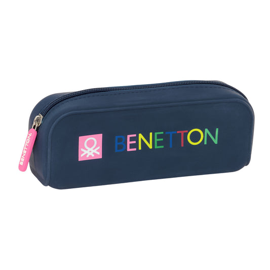 Geantă Universală Benetton Damero Bleumarin 18.5 x 7.5 x 5.5 cm - Birou și papetărie, Material școlar și educațional