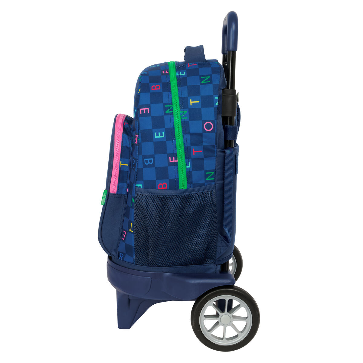 Ghiozdan Benetton Damero Bleumarin 33 x 45 x 22 cm - Birou și papetărie, Material școlar și educațional