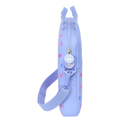 Servietă pentru Laptop Benetton Lila 40 x 27 x 4 cm - Birou și papetărie, Material școlar și educațional