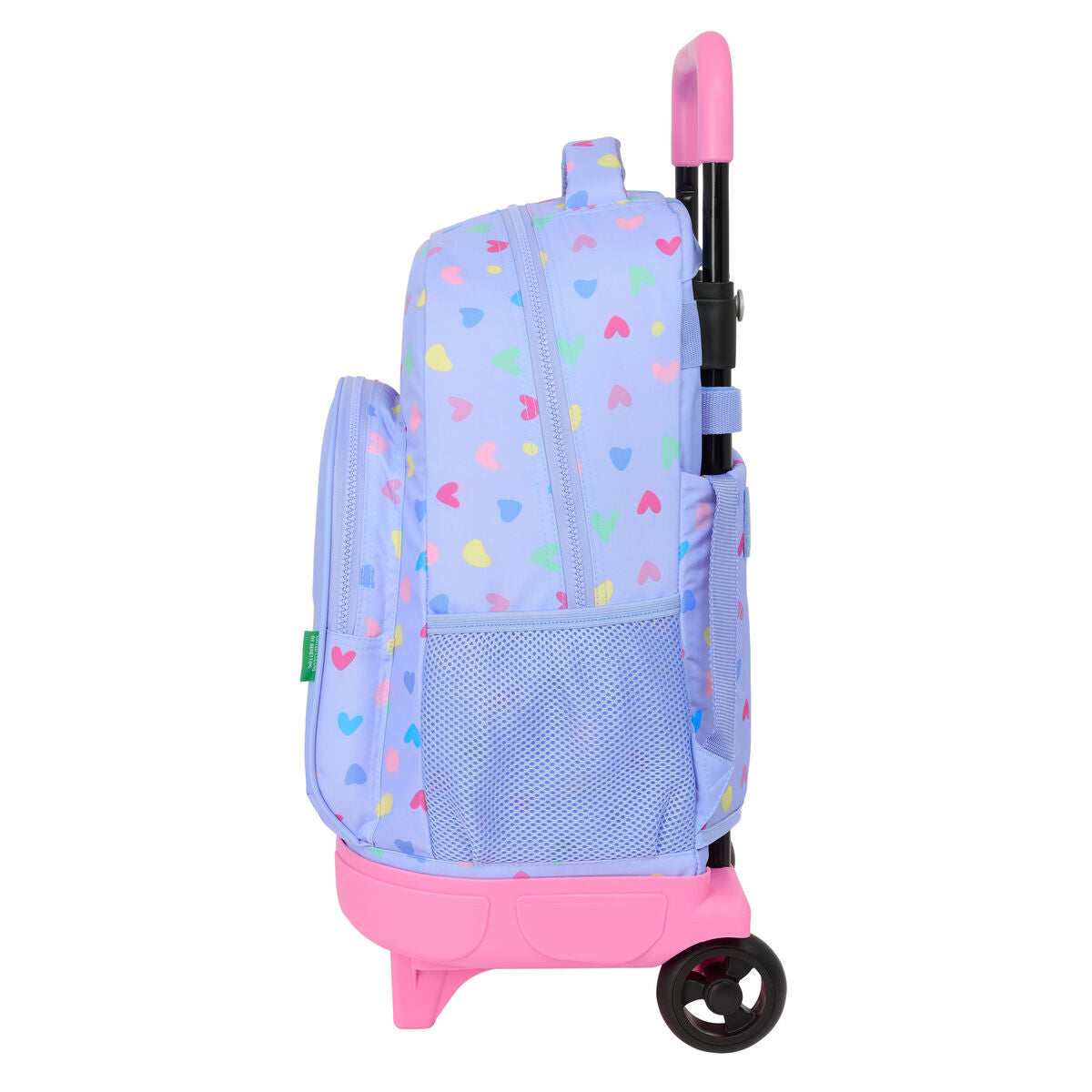 Ghiozdan Benetton Lila Liliachiu 33 x 45 x 22 cm - Birou și papetărie, Material școlar și educațional