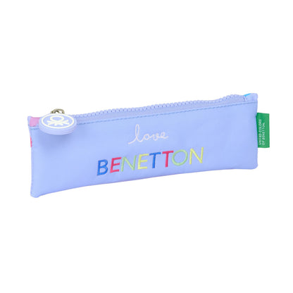 Geantă Universală Benetton Lila Liliachiu 20 x 6 x 1 cm - Birou și papetărie, Material școlar și educațional