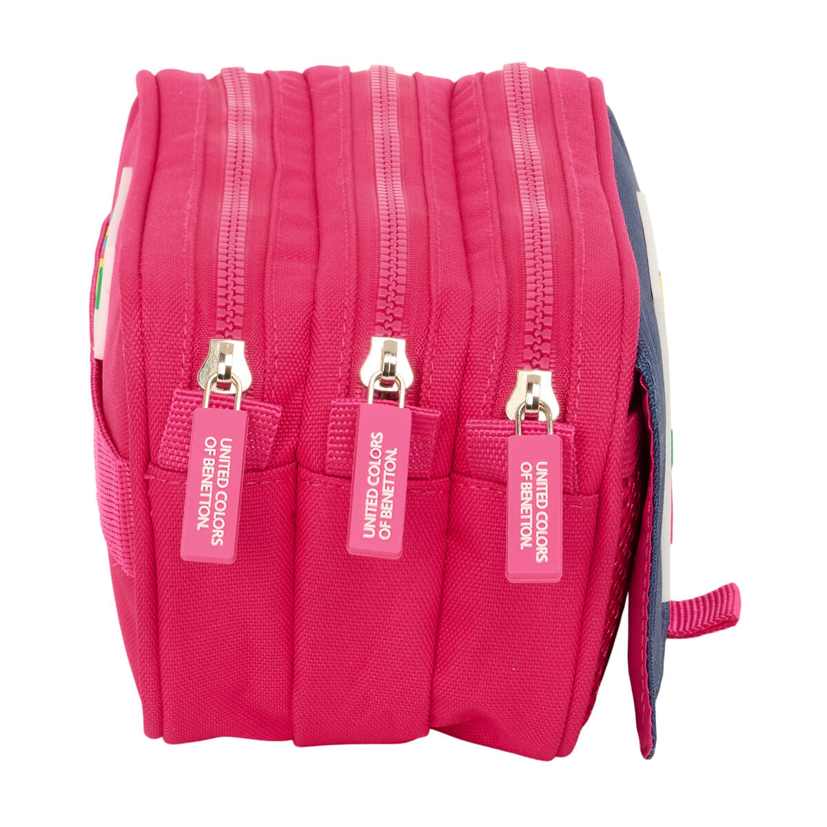 Geantă Universală Benetton Cherry Cireșe Bleumarin 21,5 x 10 x 8 cm - Birou și papetărie, Material școlar și educațional
