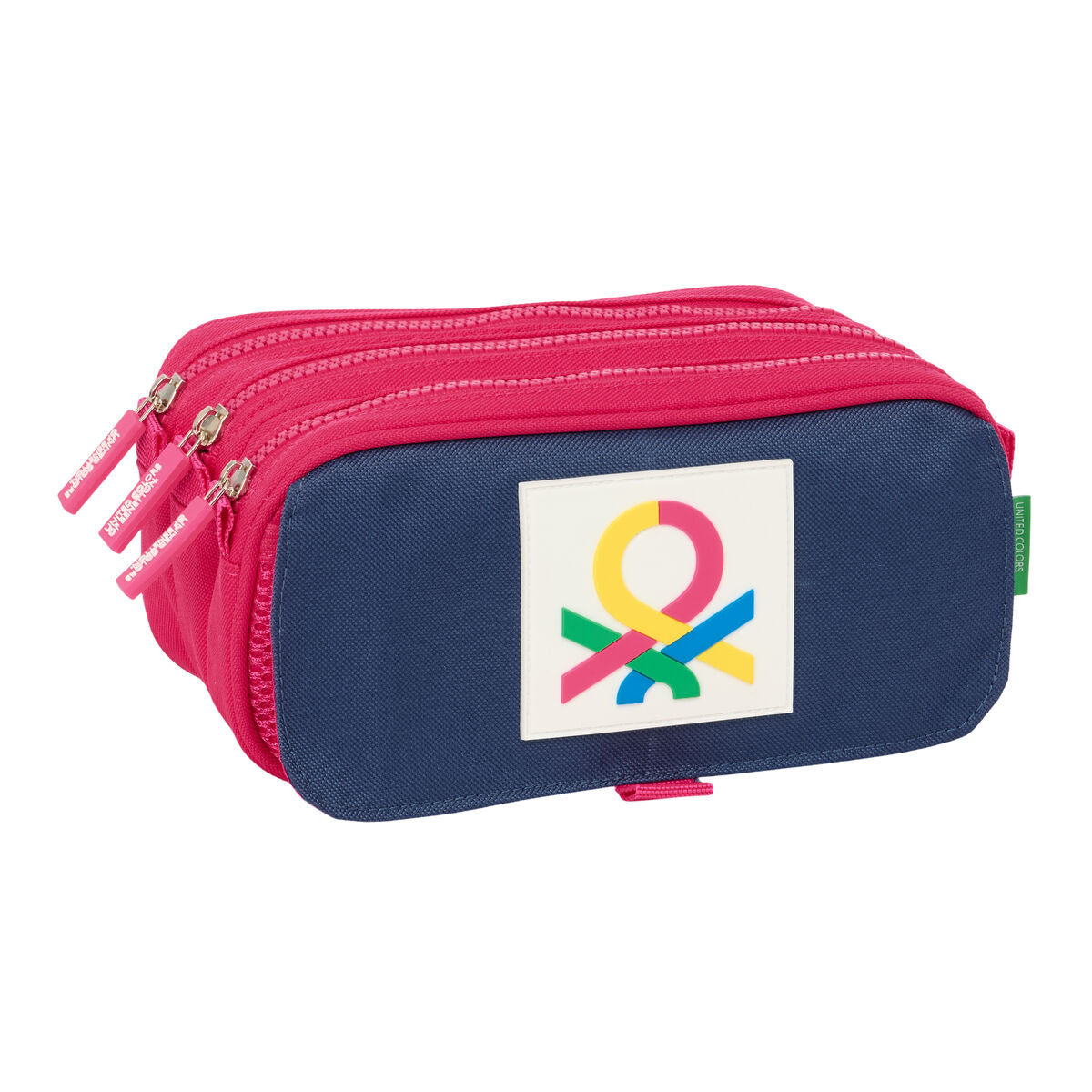 Geantă Universală Benetton Cherry Cireșe Bleumarin 21,5 x 10 x 8 cm - Birou și papetărie, Material școlar și educațional