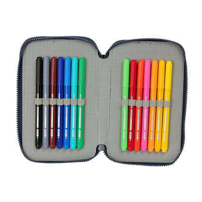 Penar cu Accesorii El Niño Kook Bleumarin 12,5 x 19,5 x 4 cm 29 Piese - Birou și papetărie, Material școlar și educațional