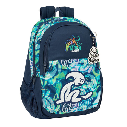 Ghiozdan El Niño Kook Bleumarin 32 x 44 x 16 cm - Birou și papetărie, Material școlar și educațional
