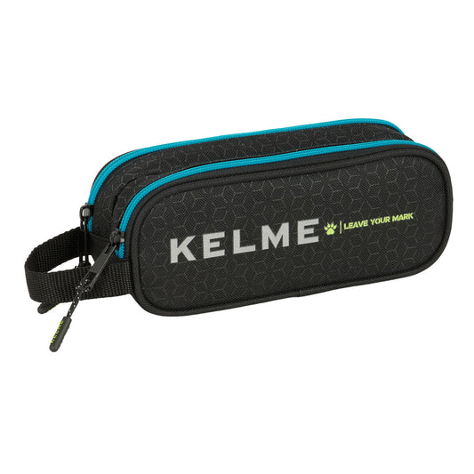 Penar dublu Kelme Iron Negru 21 x 8 x 6 cm - Birou și papetărie, Material școlar și educațional