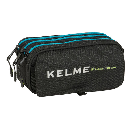 Penar triplu Kelme Iron Negru 21,5 x 10 x 8 cm - Birou și papetărie, Material școlar și educațional
