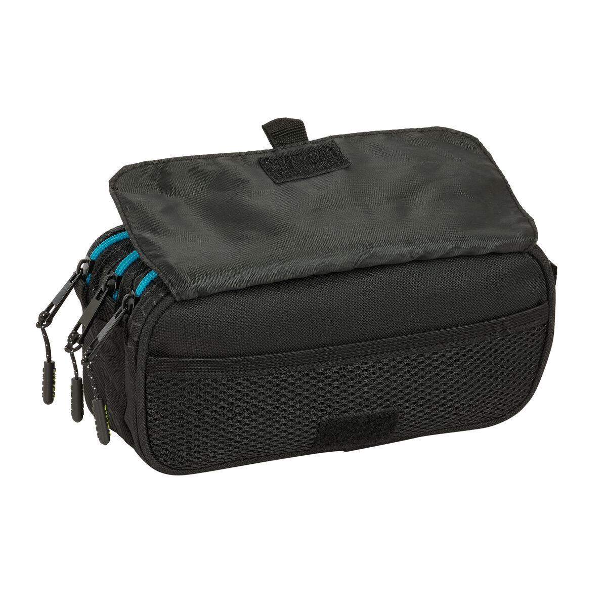 Penar triplu Kelme Iron Negru 21,5 x 10 x 8 cm - Birou și papetărie, Material școlar și educațional