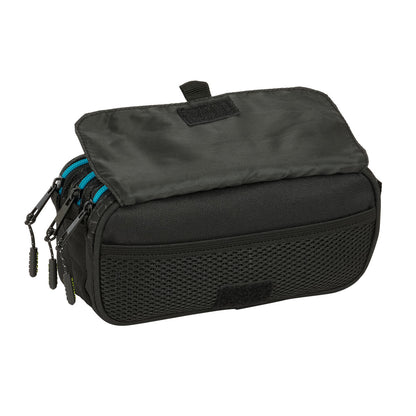 Penar triplu Kelme Iron Negru 21,5 x 10 x 8 cm - Birou și papetărie, Material școlar și educațional