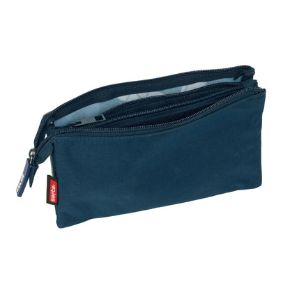 Penar triplu Kelme Epic Bleumarin 22 x 12 x 3 cm - Birou și papetărie, Material școlar și educațional