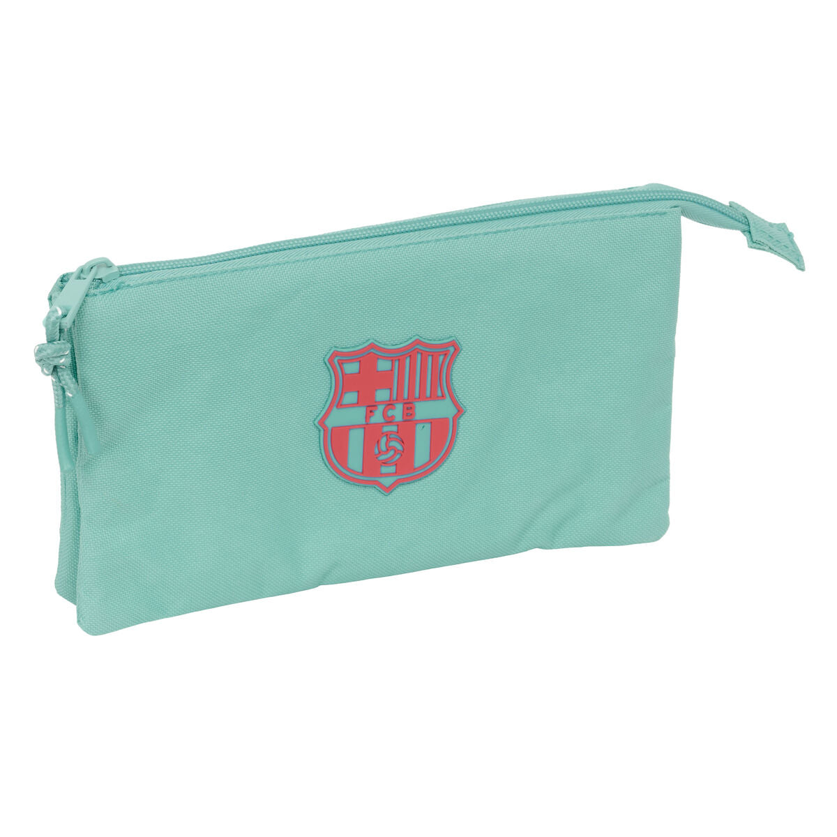 Penar triplu F.C. Barcelona Verde 22 x 12 x 3 cm - Birou și papetărie, Material școlar și educațional