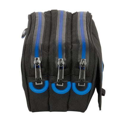 Penar triplu Kelme Jet black Negru 21,5 x 10 x 8 cm - Birou și papetărie, Material școlar și educațional