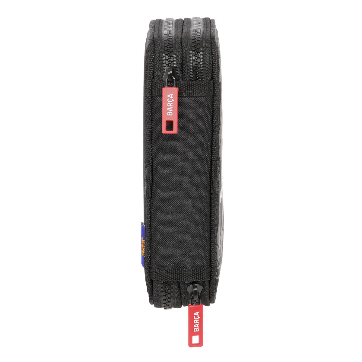 Creion dublu F.C. Barcelona Black Negru 12.5 x 19.5 x 4 cm 29 Piese - Birou și papetărie, Material școlar și educațional
