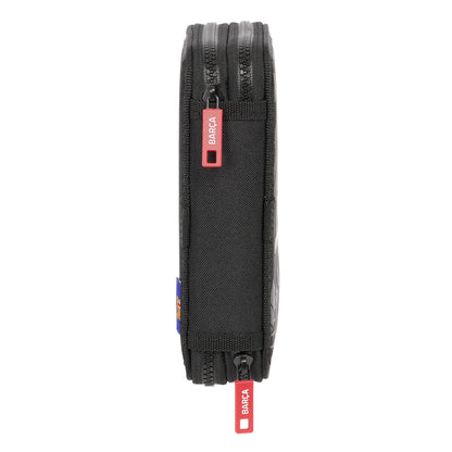Creion dublu F.C. Barcelona Black Negru 12.5 x 19.5 x 4 cm 29 Piese - Birou și papetărie, Material școlar și educațional