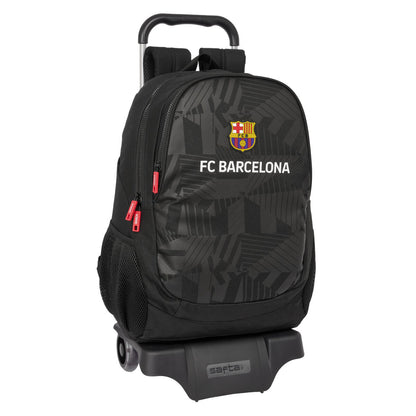 Ghiozdan cu Roți F.C. Barcelona Black Negru 32 x 44 x 16 cm - Birou și papetărie, Material școlar și educațional