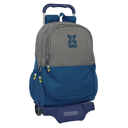 Ghiozdan cu Roți Munich Street Albastru Gri 32 x 44 x 16 cm - Birou și papetărie, Material școlar și educațional