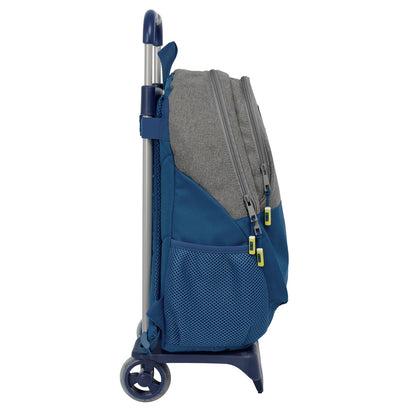 Ghiozdan cu Roți Munich Street Albastru Gri 32 x 44 x 16 cm - Birou și papetărie, Material școlar și educațional