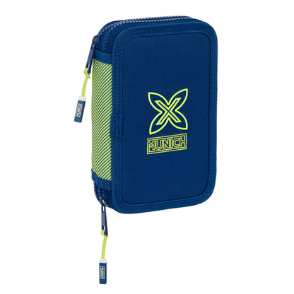 Penar cu Accesorii Munich North Bleumarin 12.5 x 19.5 x 4 cm 29 Piese - Birou și papetărie, Material școlar și educațional