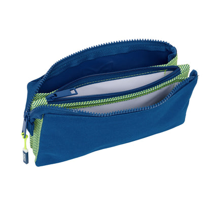 Penar triplu Munich North Bleumarin 22 x 12 x 3 cm - Birou și papetărie, Material școlar și educațional