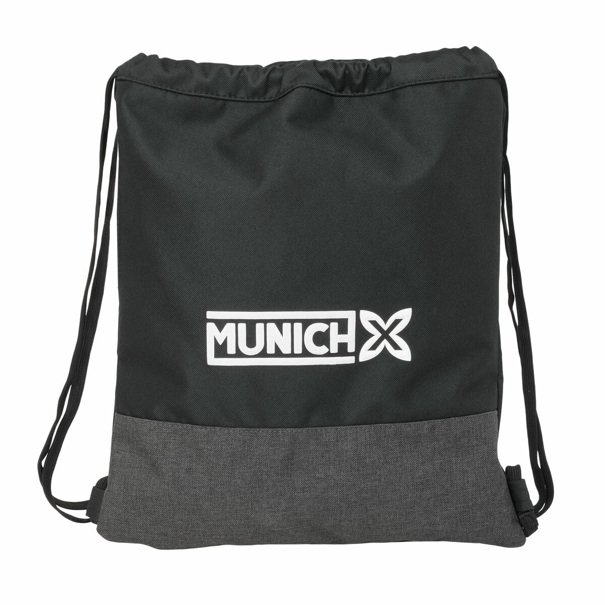 Geantă Rucsac cu Bretele Munich Topo Negru 35 x 40 x 1 cm - Birou și papetărie, Material școlar și educațional