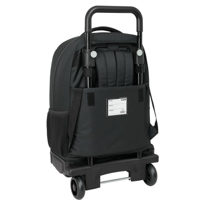 Ghiozdan cu Roți Munich Topo Negru 33 x 45 x 22 cm - Birou și papetărie, Material școlar și educațional