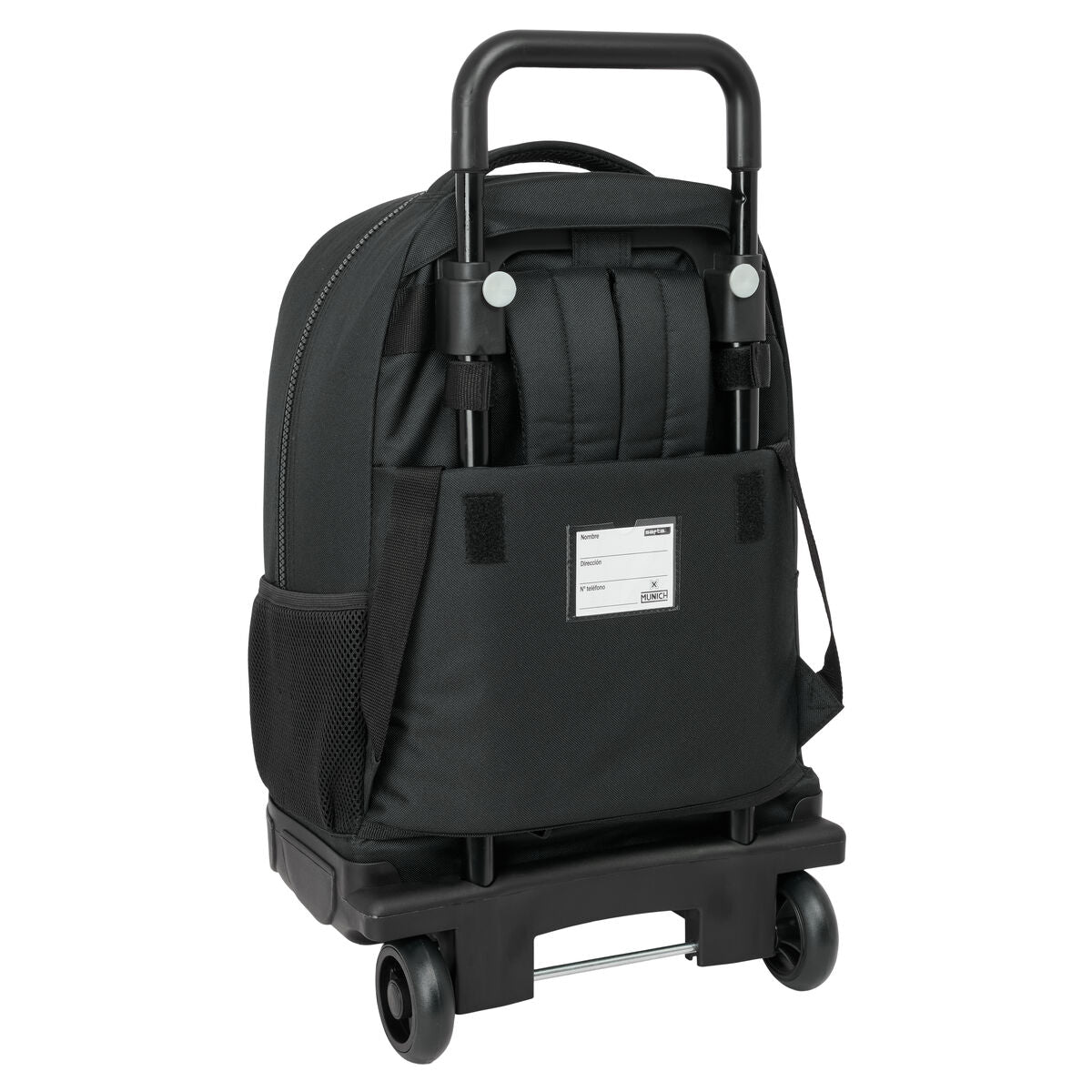 Ghiozdan cu Roți Munich Topo Negru 33 x 45 x 22 cm - Birou și papetărie, Material școlar și educațional