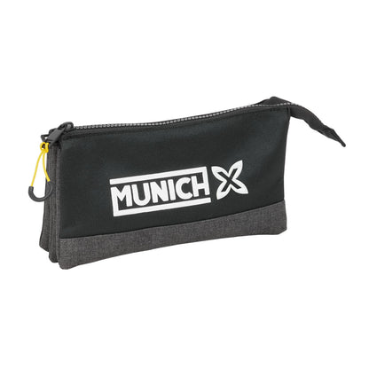 Geantă Universală Munich Topo Negru 22 x 12 x 3 cm - Birou și papetărie, Material școlar și educațional