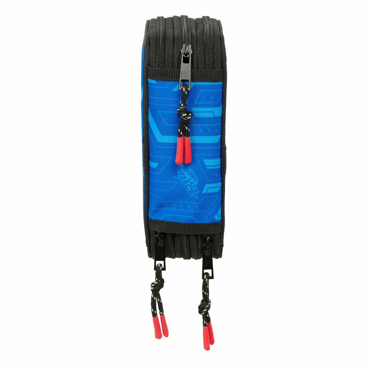 Penar Triplu Hot Wheels Let's race Albastru Negru 12,5 x 19,5 x 5,5 cm 37 Piese - Birou și papetărie, Material școlar și educațional