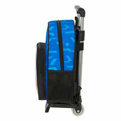 Ghiozdan cu Roți Hot Wheels Let's race Albastru Negru 27 x 33 x 10 cm - Birou și papetărie, Material școlar și educațional