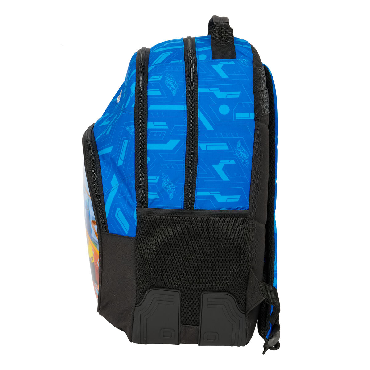Ghiozdan Hot Wheels Let's race Albastru Negru 32 x 42 x 15 cm - Birou și papetărie, Material școlar și educațional