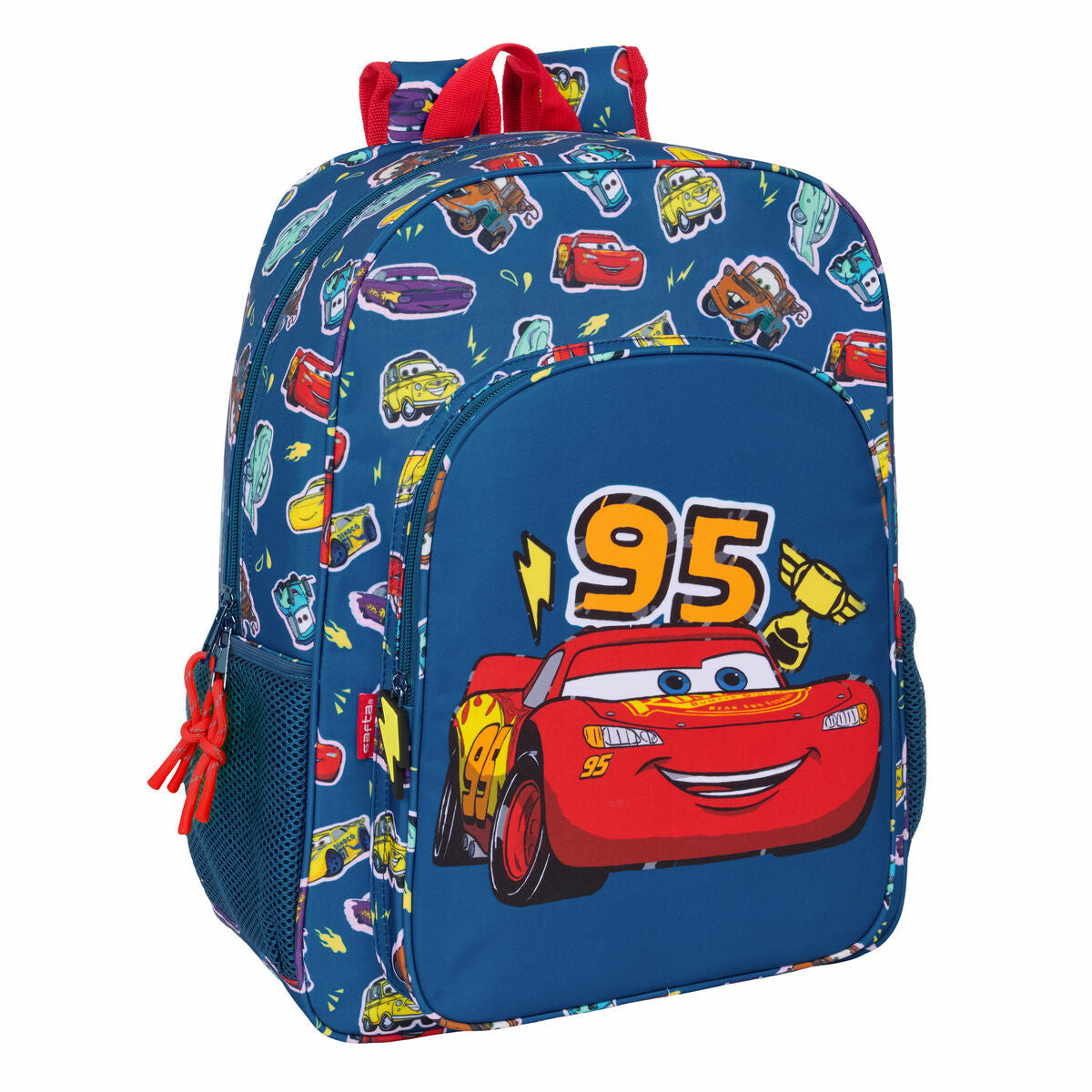 Ghiozdan Cars Racing Bleumarin 33 x 42 x 14 cm - Birou și papetărie, Material școlar și educațional